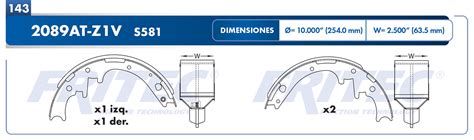 Balata Trasera Ford Truck Aerostar Explorer Ranger