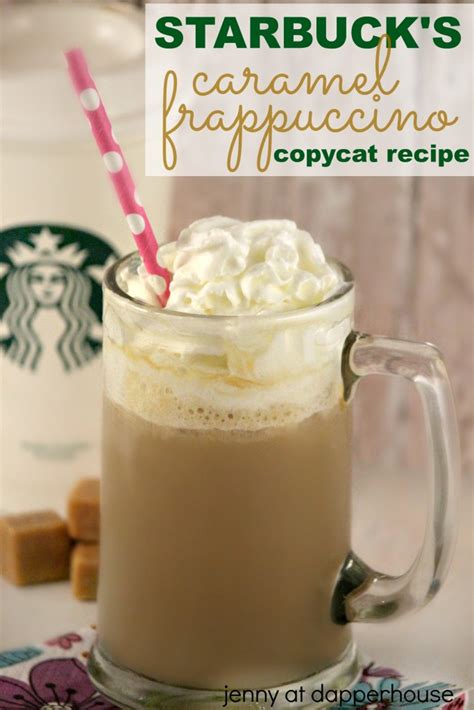 Copycat Starbucks Caramel Frappuccino Recipe Jenny At Dapperhouse