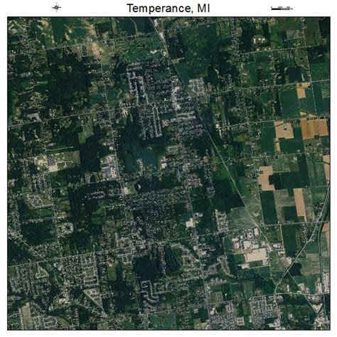 Aerial Photography Map of Temperance, MI Michigan