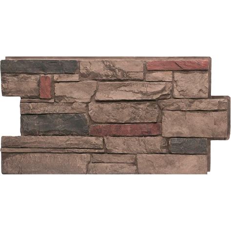 Urestone Ledgestone 25 Mocha 24 In X 48 In Stone Veneer Panel 4