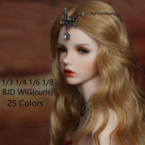 Colors Bjd Wig Fair Size Long Wave High Etsy