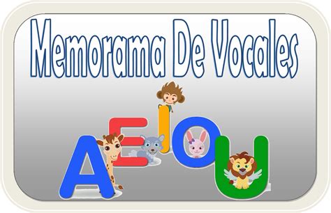 Memorama De Vocales Material Educativo