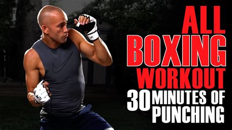 30 Minute All Boxing Back Yard Boxing Workout Youtube