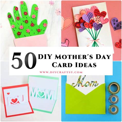 Easy Mothers Day Card Happy Mothers Day Card Idea Handmade