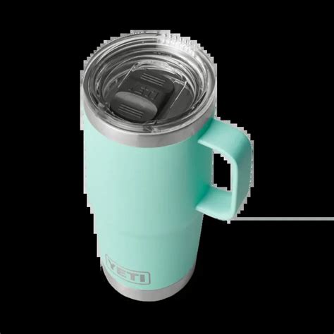 20 Oz Travel Mug With Stronghold Lid 591ml Seafoam Outdoor Living