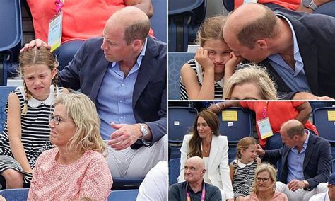 Prince William Comforts Princess Charlotte At Commonwealth Games