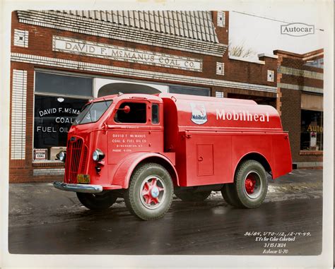 Autocar U70 Mobil Fuel Colorized George Murphey Flickr