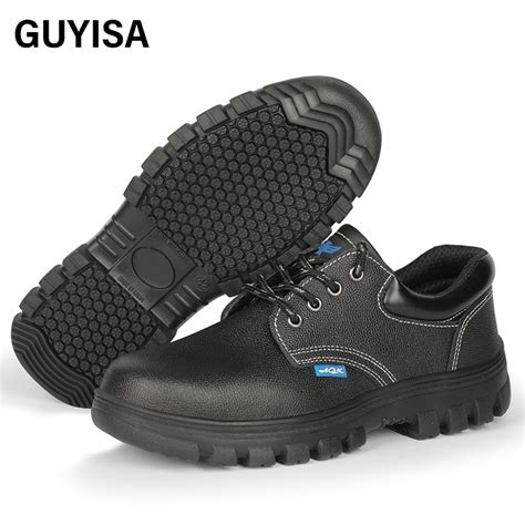 Guyisa New Trend Safety Shoes Steel Toe High Quality Smash Resistant