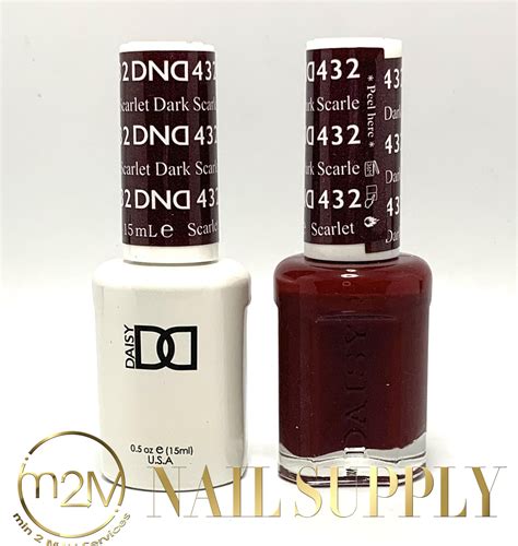 Dnd Duo Gel Dark Scarlet M M Nail Supply