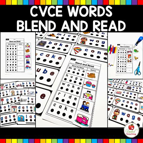 Cvce Words Blend And Read Cards And Activities United Teaching