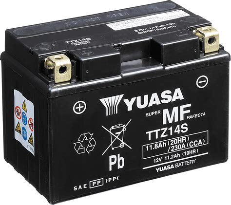 Yuasa Ttz S Wc Batteria Senza Manutenzione Amazon It Auto E Moto