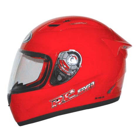 Jual Helm KYT RC 7 RC Seven RC7 FullFace Full Red Solid Merah Kota