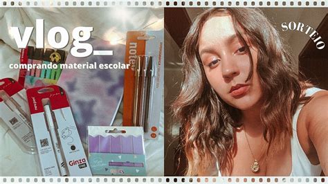 Vlog Comprando Material Escolar Sorteio Isabel Mota YouTube