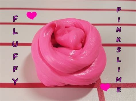 Fluffy Slime Neonpink Selbermachen Ohne Borax Ohne Waschmittel