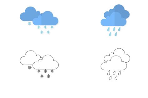 Heavy Rainy Weather Vector Illustration Graphic by istockstudio ...