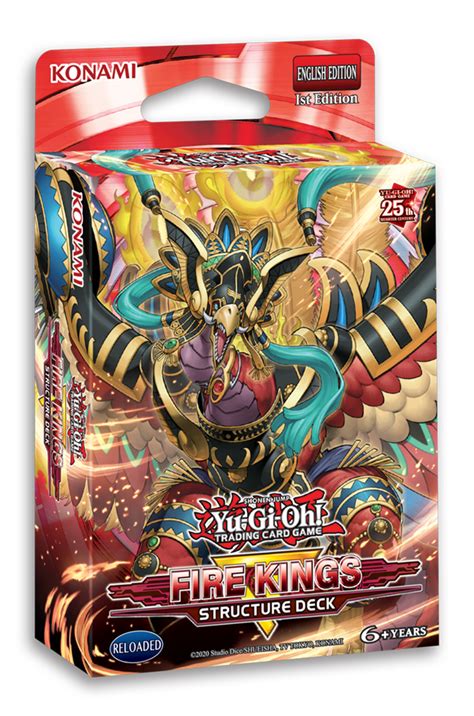 Structure Deck Fire Kings Unlimited Edition Yu Gi Oh TCG Trading Cards