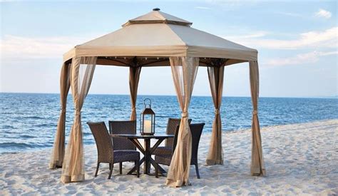 10 x 10 Outdoor Gazebo Canopy w/ Mosquito Netting