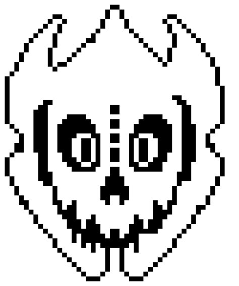 Pixilart Gaster Blaster Sans By Tinkydiopsy 2