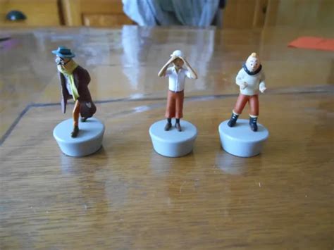 LOT 3 MINI Figurine Tintin Herge Moulinsart EUR 15 00 PicClick FR