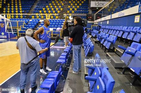 Boris Diaw during training session of Levallois Metropolitans on ...