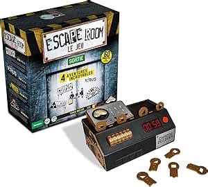 ESCAPE ROOM Le Jeu Coffret de 4 aventures différentes en français