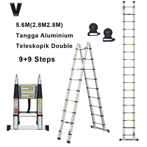 BOWEITI Double Sided Two Way Multipurpose Telescopic Extendable