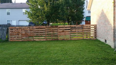 Pallet Fence Pallets Diy Backyard Fence Backyard Fences