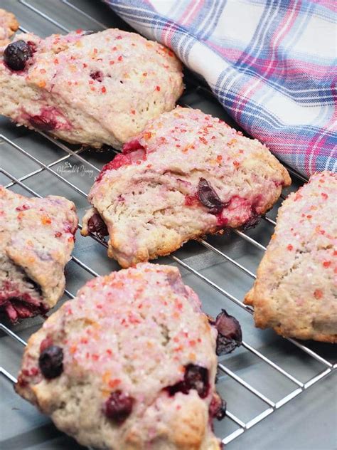 Mixed Berry Scones Recipe | Homemade & Yummy