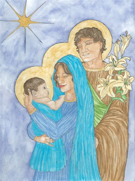 Mary Jesus Joseph by szynszyla-stokrotka on DeviantArt