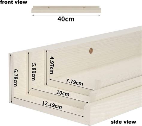 Cm Drijvende Planken Set Van Houtnerf Foto Rand Wandplanken Voor