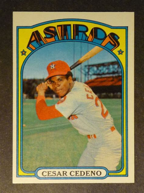 Topps Cesar Cedeno Astros Nm Ebay