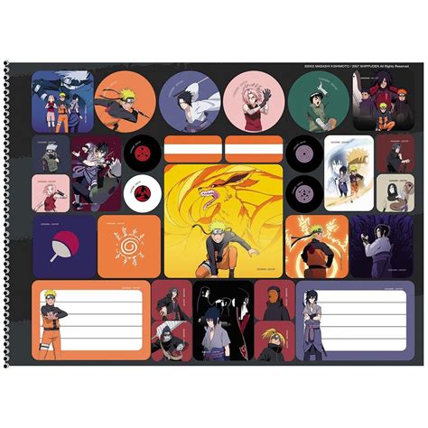 Caderno De Desenho Espiral Capa Dura 60 Fls Colorido Sasuke Naruto