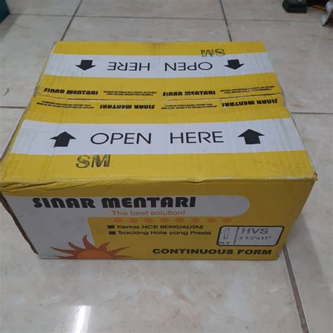 Jual Continuos Form 1 Ply Sinar Mentari Shopee Indonesia