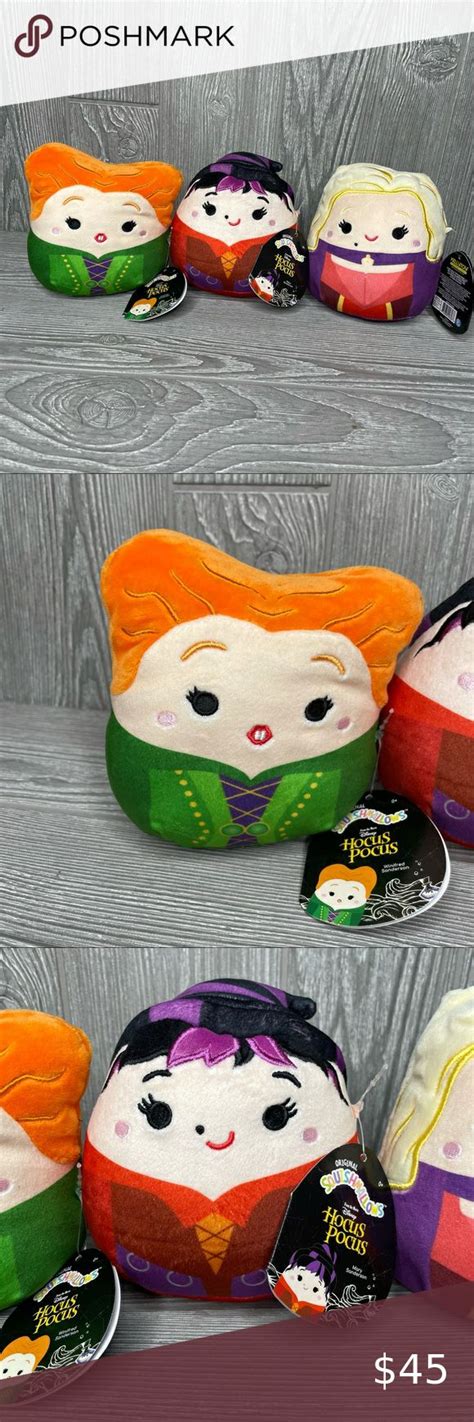 Disney Sanderson Sisters Hocus Pocus Squishmallow Plush Kellytoy