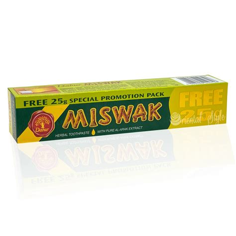 Dabur Miswak Toothpaste Fluoride Free G Oriental Style