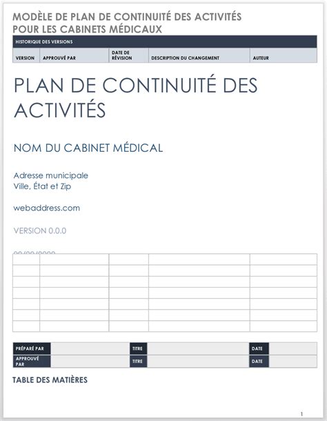 Modèles gratuits de plan de continuité dactivité Smartsheet