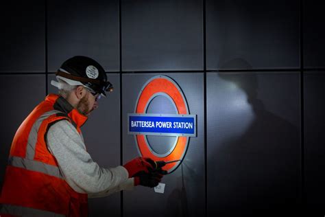 Northern Line Battersea Power Station Tube Signs Unveiled Cityam