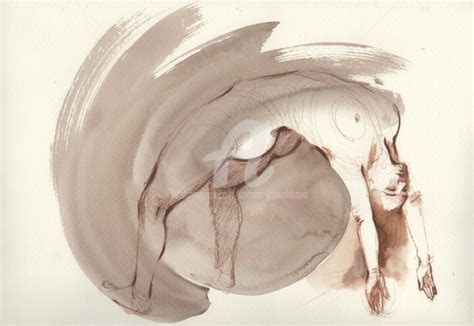 Yoga Nude Art Series Dessin Par Samira Yanushkova Artmajeur