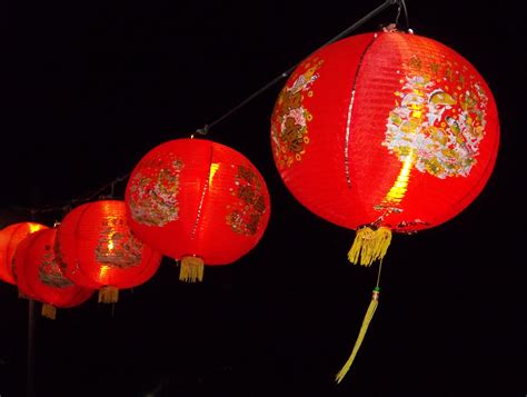 Chinese New Year Lanterns Background