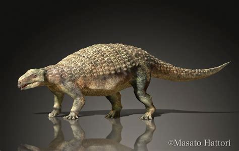 Nodosaurus Textilis Marsh 1889 Artwork By Masato Hattori Khủng Long