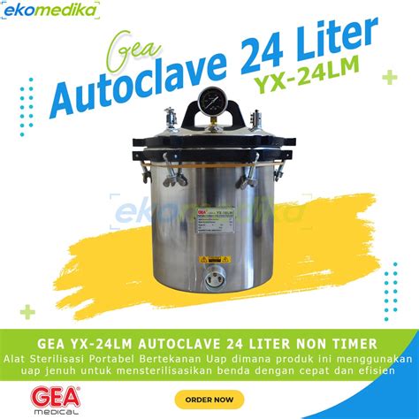 Jual Gea Autoclave Liter Non Timer Gea Gea Yx Lm Steam Sterilizer