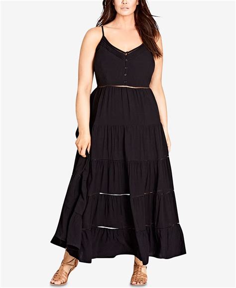 City Chic Trendy Plus Size Maxi Dress Macys