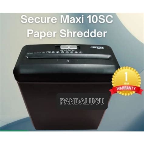 Jual Secure Maxi 10 SC Strip Cut Paper Shredder Mesin Penghancur