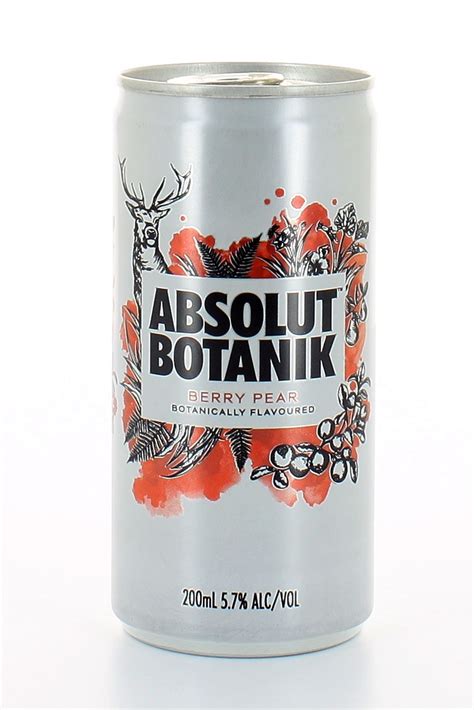 Absolut Botanik Berry Pear 200ml Can Abolutregis