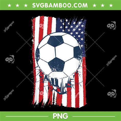 Soccer USA Flag PNG, Soccer Ball American PNG, Soccer