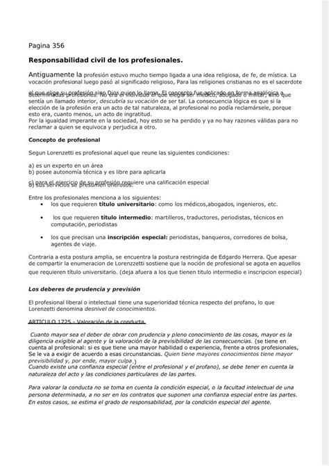 PDF responsabilidad civil de los profesionales derecho de daños