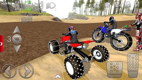 Motor Dirt Red Quad Bikes Extreme Off Road Offroad Outlaws Bike