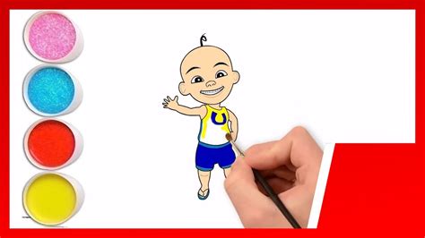 Learn How To Draw Ros From Upin And Ipin Upin And Ipin Step By Step