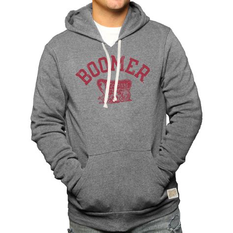 Oklahoma Sooners Retro Hooded Sweatshirt Gray