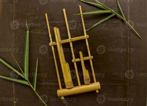 Angklung The Traditional Sundanese Musical Instrument Made From Bamboo